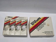 Vintage NOS Wilson K28 Golf Balls 12 Total 1 Full Box NEW OLD STOCK