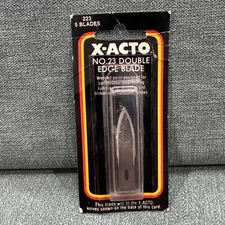 X-ACTO X223 No. 23 Double Edge Blades (5 Blades) - New Old Stock - New!