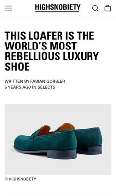 JM WESTON 180 Loafers. Limited edition highsnobiety JM WESTON 180 Loafers. Limited edition highsnobiety