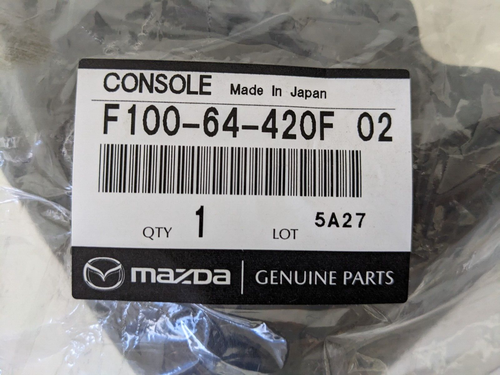 MAZDA GENUINE RX-7 RX7 FD3S RHD Rear Center Console Panel Cover OEM JDM parts - Picture 2 of 13