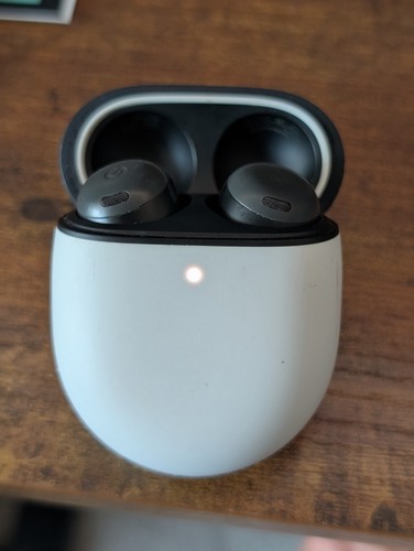 Google Pixel Buds Pro - Charcoal In Great Condition With Caseology Case - Photo 4 sur 4
