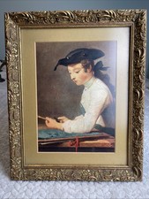 Vintage 10x12 wood Gold Gilded Ornate Wall Art Frame Baroque Rococo Gilt