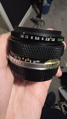 (Pilz) Olympus OM Zuiko 50mm f/1.8 Prime Objektiv - OM Mount - Japan - funktionstüchtig
