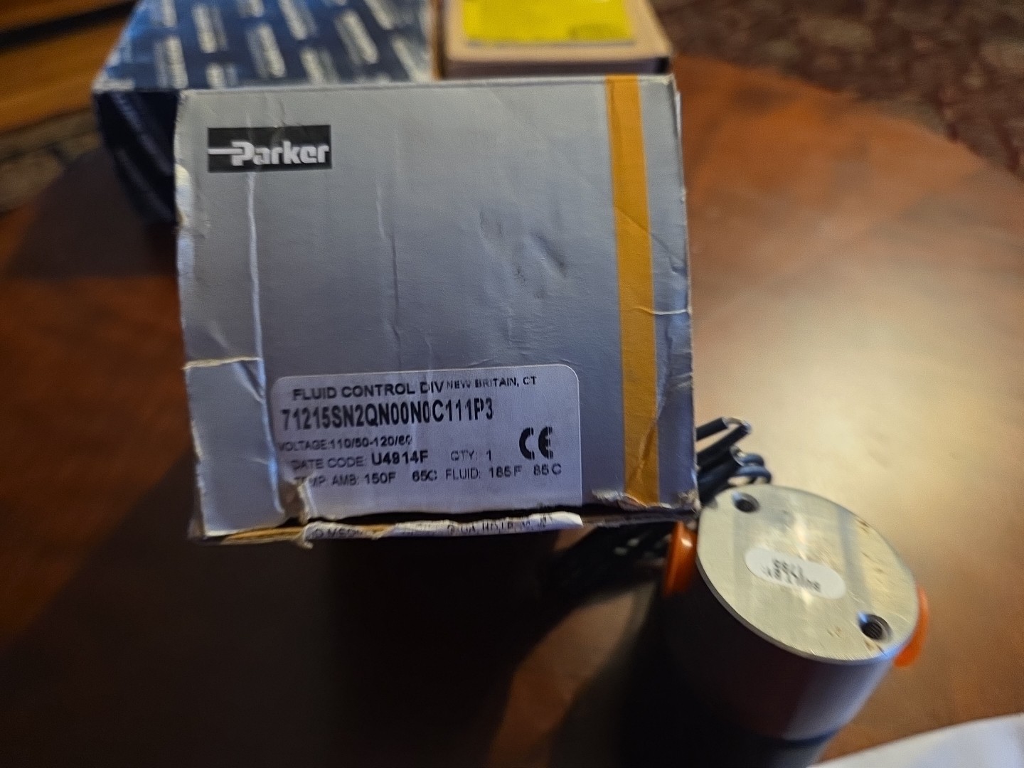 Parker Fluid Solenoid Controlling Valve, Model: 71215SN2MN00N0C111P3