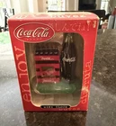 VINTAGE COCA COLA COLLECTIBLE MINI CLOCK - NEW IN BOX ~ BOTTLES IN CRATES NIB!!
