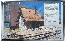 Downtown Deco DD1004 HO Scale Fallber Station Hydrocal Building Kit
