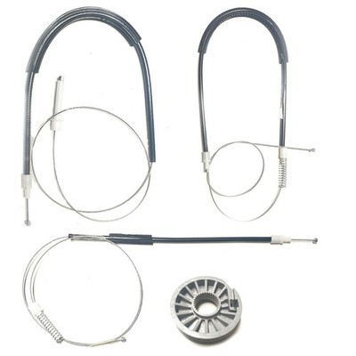 Fensterheber elektrisch RepSet Seilzug Rolle vorne passendFür MITSUBISHI COLT RG