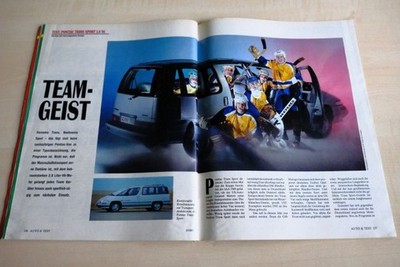 MOT 08/1993 Pontiac Trans Sport 3.8 V6 mit 175PS im TEST auf 5 Seiten