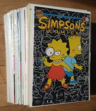 SIMPSONS COMICS Lote de 34 Bongo #54 - 83 FULL RUN + #3, 9, 19, 20 ALTA CALIDAD