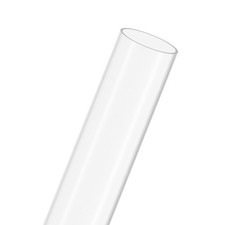 1Pcs 305mm Clear Rigid Acrylic Pipe, 44x48mm Plastic Round Tube Cooling System