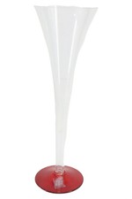 FLIRT Sektglas Transparent Rot Elegant Modern 25cm Champagnerglas