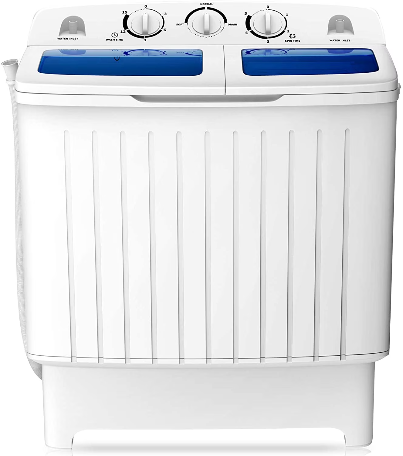 Portable Mini Twin Tub Washing Machine 20 Lbs Washer Spin Dryer