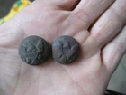 2 Civil War dug  Eagle Coat Buttons - Richmond, Virginia relics