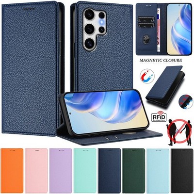 Magnetic Leather Wallet Phone Case For Xiaomi 17 15 15T Pro Redmi Note 15 14 13