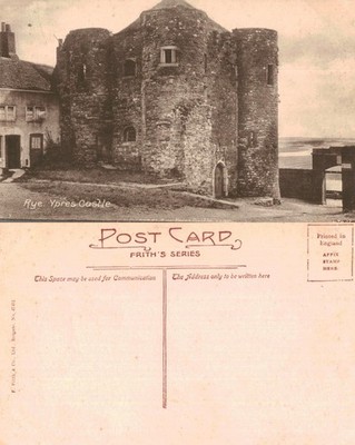 Vintage Postkarte - Rye, Ypern Castle, East Sussex, Frith Serie UNBESPIELT