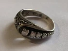 Vintage ring sterling silver 925 Size 8 Weight 3.2g Filigree Ukrainian jewelry