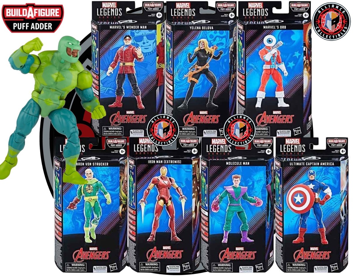 2023 Marvel Comic Legends PUFF ADDER BAF Set of 7 6