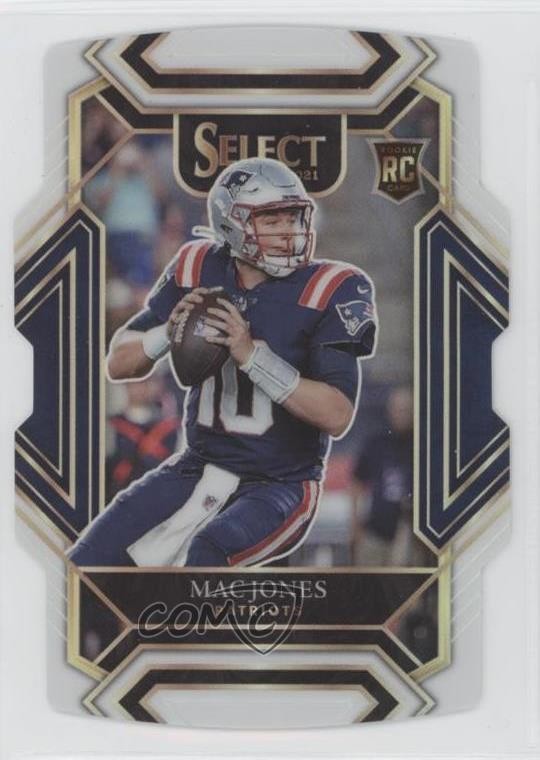 2021 Panini Select Club Level White Prizm Die-Cut 35/99 Mac Jones Rookie RC 1ir6