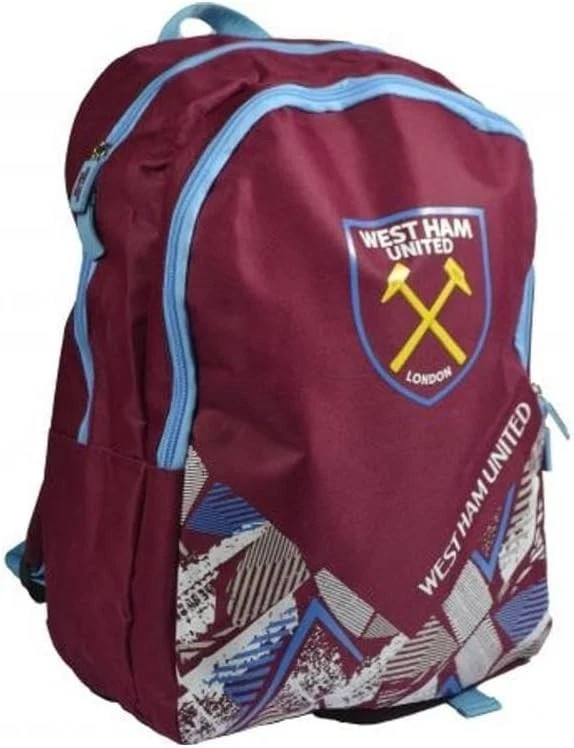 West Ham United FC Backpack Rucksack Vector School Bag Gift Official Licensed