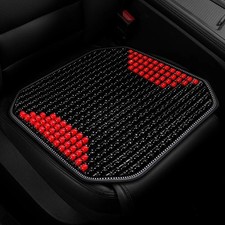 Car Seat Cover Mat Wooden Beads Cushion Universal Summer Breathable Massage Pad