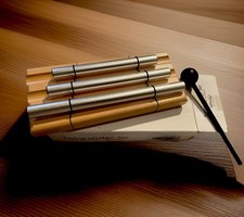 Energy Chimes Musikinstrument,Chime Energy Klangstab mit Holzschlägel,Ton Klangs