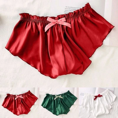 Smooth and Durable Satin Pajamas Bottoms for Women Perfect for Sleeping - Image 1 of 4