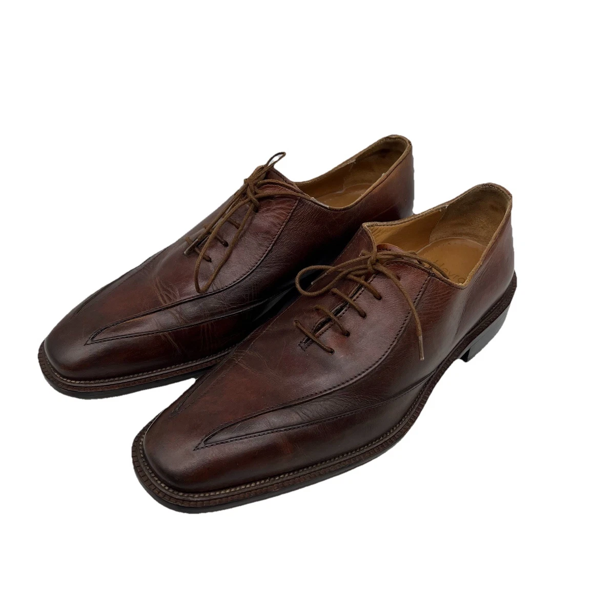 Gian Carlo Alligator Cognac Men’s Shoes, Lace Tassells Sz 10.5, Clean. Buy/Sell/Trade 08/30/25 : r/goodyearwelt main image 3