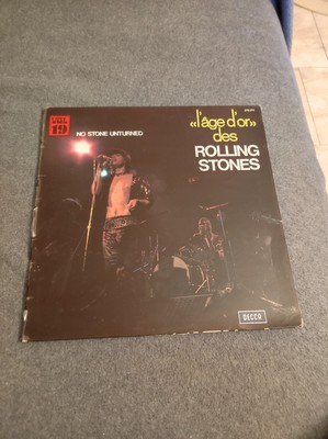 LP ROLLING STONES - NO STONE UNTURNED - L AGE D'OR - Vol. 19 - NM / EX-