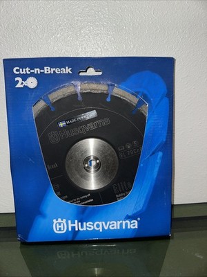 Husqvarna EL 70 CnB Cut N Break Diamond Blades 9'' - Silver Brand New