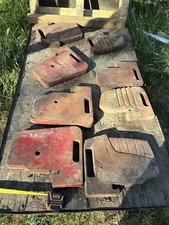 L@@K ! LEYLAND, NUFFIELD OR MARSHALL TRACTOR FRONT WAFER WEIGHTS X 8.