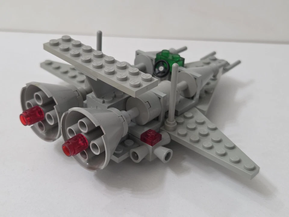 VINTAGE LEGO SPACE 6861 X-1 PATROL CRAFT 100% PARTS COMPLETE w MANUAL VGUC! - Image 4 of 4