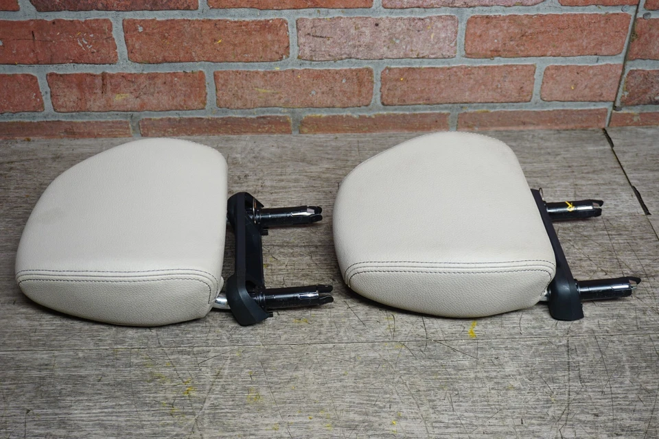 JUEGO REPOSACABEZAS TRASERO IZQUIERDO Y DERECHO BMW 228I F23 CONVERTIBLE OYSTER 2015-2016 OEM Foto 4 de 4