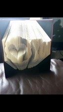 Folded Book Art. I Love You. Gift. Present. Valentine's Day Gift