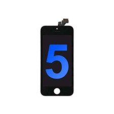 LCD Assembly for iPhone 5 - Black with Tool Kit and Tempered Glass