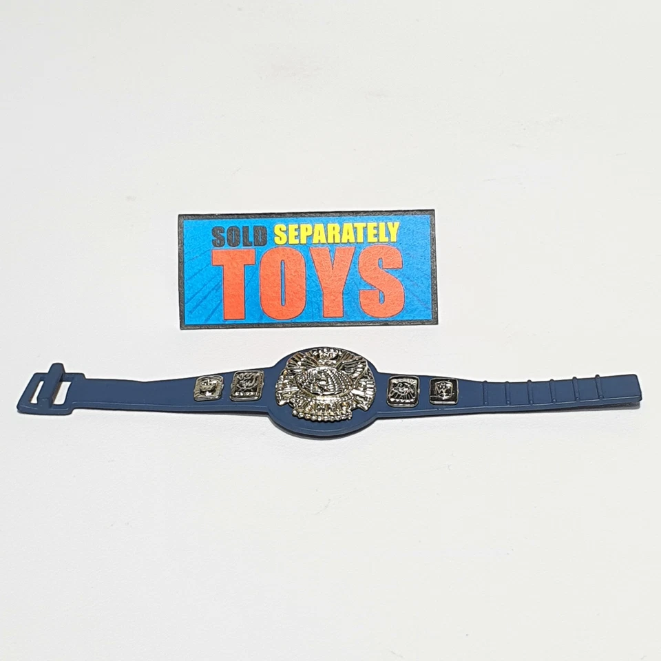 CINTURÓN CAMPEONATO HARDCORE WWF plata Jakks Pacific WWE azul plata accesorio Foto 4 de 4