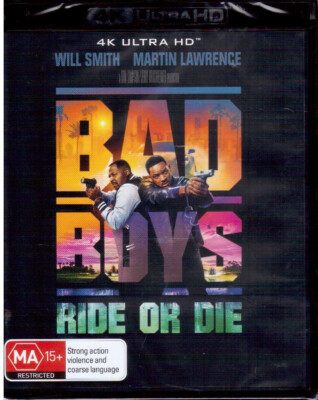 Bad Boys Ride Or Die 4K UHD Blu-Ray NEW Will Smith
