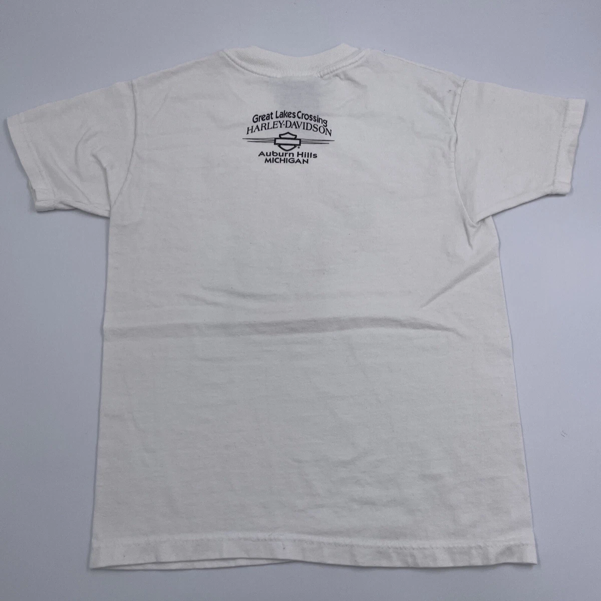 Vintage Great Lakes Crossing Harley Davidson T Shirt Youth Size S