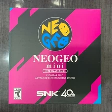 NEOGEO Mini International Classic Edition SNK 40th Anniversary Brand New Sealed
