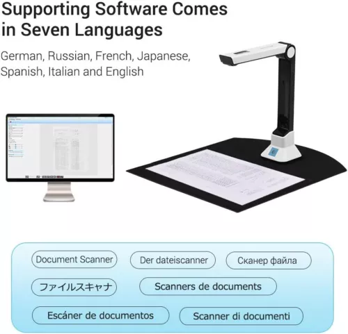 BK50 10 Mega-pixel High Definition Book Scanner Capture Size A4 Document Camera - Picture 5 of 10