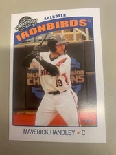 2021 Maverick Handley Card Aberdeen Iron Birds Team Card