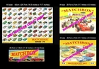 Matchbox Series vintage 1960's Set of 4 high quality Posters Adverts Shop Signs