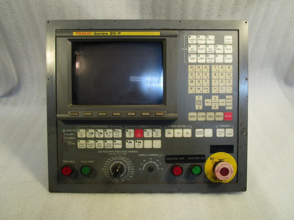 Fanuc 20F CNC Op Station with CRT A02B-0120-C111 + Push Fanuc 20F CNC Op Station with CRT A02B-0120-C111 + Push