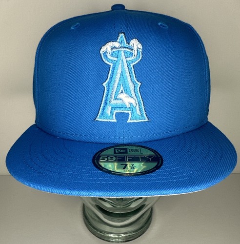 New Era Los Angeles Angels 5950 Snow Day 2022 Blue MLB Hat Cap 7 7/8 No Pin NWT - Picture 3 of 14