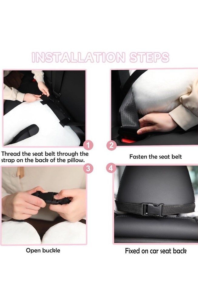 Kids Travel Pillow Car Seat Hand Muff Cushion Support for Adults Purple Kids Travel Pillow Car Seat Hand Muff Cushion Support for Adults Purple