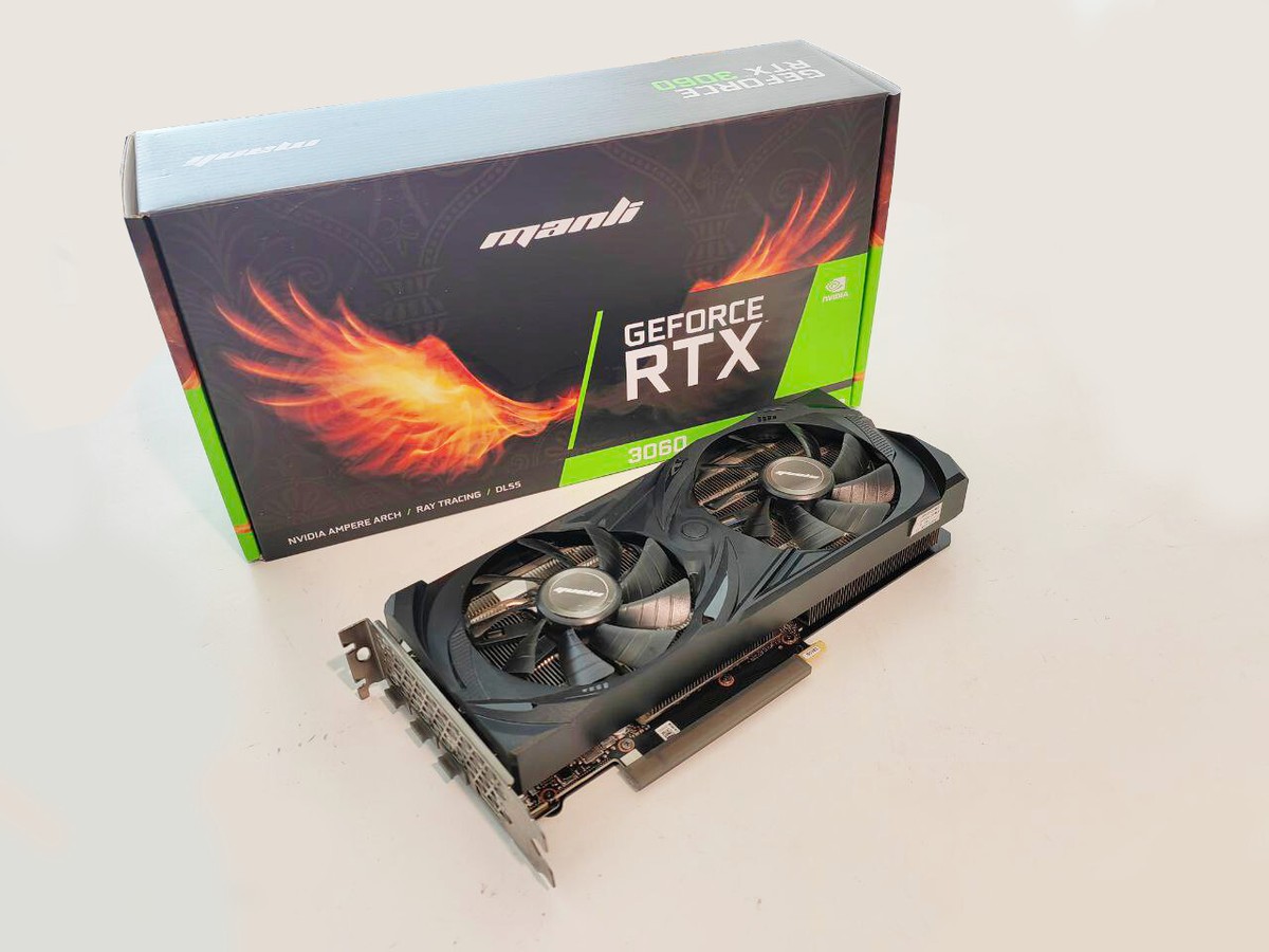 Manli GeForce NVIDIA RTX 3060 12GB GDDR6 192-bit HDMI 3 DP PCIE