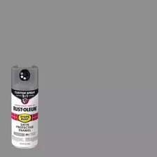 12 Oz. Custom Spray 5-In-1 Satin Coastal Gray Spray Paint
