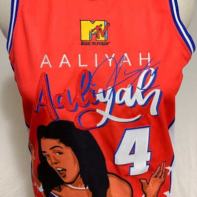 Headgear Classics Basketball Jersey Aaliyah MTV Baby Girl Shirt
