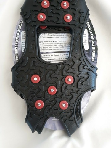 YUKON SlipNots Traction Soles Size S/M Men’s Size 4-10 Women’s 6-12 For Walking - Picture 6 of 8