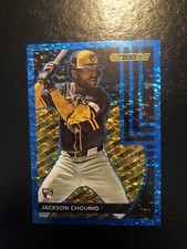 2024 Topps Update Jackson Chourio Rookie Card Black Gold Blue #BG-25
