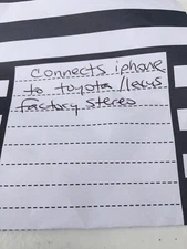 USA SPEC PA15 Toyota iPod to Factory Radio Wired Music Interface Please Read